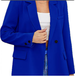 Solid-Colour Casual Short Suit Jacket